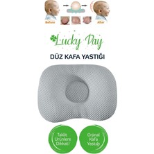 Özgürce Bebek Gri Organik Pamuk Yastık, Konforlu ve Sağlıklı Uyku Aksesuarı