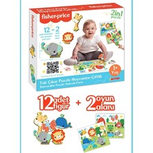 Hsc Bilişim FP2755 Fisher Price Tak Çikar Puzzle Hayvanlar