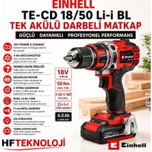 Einhell Te-Cd Bl Darbeli Matkap +Einhell 32 Parça Matkap Vidalama Ucu Seti Hediye
