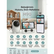 Özgürce Kumandalı Bebek Kamerası, Monitör, Konuşma ve Hatırlatma Özellikli