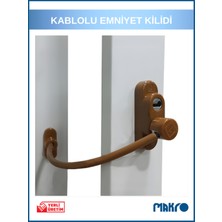 Özgürce Çelik Halatlı Pvc Pencere Güvenlik Kilidi, Çocuk Güvenliği Için Pratik Çözüm