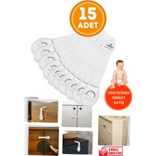 Özgürce 15'li Çok Amaçlı Bebek ve Çocuk Güvenlik Kilidi Seti