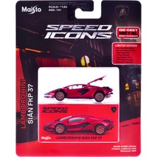 Maisto 1:64 Speed Icons Koleksiyon Araçlar Lamborghini Sian Fkp 37 Kırmızı