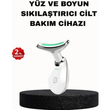 Hsc Bilişim Ems Mikro Akım Yüz ve Boyun Sıkılaştırıcı Cihaz 7000 Vpm Titreşim Isı Terapili