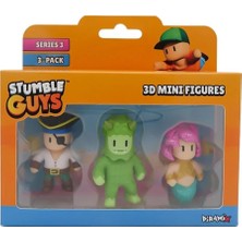 Stumble Guys 3'lü Mini Figür Seti 6 S3 40023