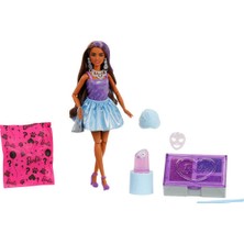 Barbie Unboxed Glam Party Serisi Mor Işıltılı Bebek JFY66