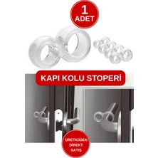 Özgürce Şeffaf Silikon Kapı Kolu Stoperi ve Durdurucu, Güvenli Kullanım