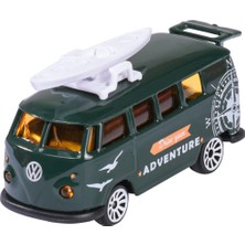 Majorette Volkswagen Premium Araba Volkswagen T1 Koyu Yeşil