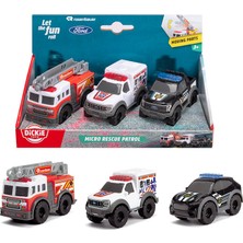 Dickie Toys Dickie Mikro Kurtarma Ekibi Araçlar