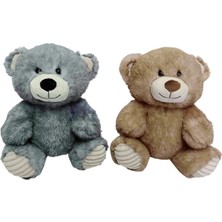 Hsc Bilişim PB31593-1-23 Peluş Oturan Ayı 23 cm -1 Adet Stokta Olan Gönderilir