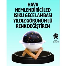 Hsc Bilişim USB ile Çalışan Projektörlü Aromaterapi Nemlendirici Masaüstü Kullanım Için Uygun