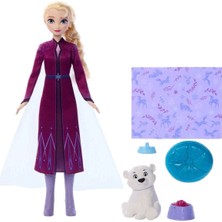 Disney Frozen Disney Karlar Ülkesi Elsa Bebek ve Yavru Kutup Ayısı Figür Seti JFG16