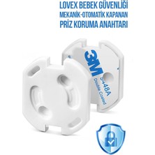 Özgürce Otomatik Kapanan Bebek Priz Koruyucu Güvenli Elektrik Kapakları