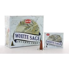 Hsc Bilişim White Sage Aromalı Konik Tütsü