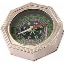 Hsc Bilişim -Sekiz Köşeli Büyük Metal Pusula