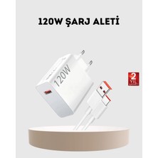 Hsc Bilişim 120W Usb-C Şarj Adaptörü Süper Hızlı Şarj Güç Kaynağı Seti