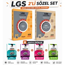 Marka Yayınları 2026 8. Sınıf Lgs Çıkmış Sorular ve Meb Örnek Soruları Sözel Çalışma Kitabı Seti