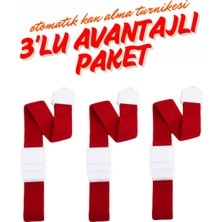 PremiumPort Pratik Otomatik Kan Alma Turnikesi 3'lü Paket, Güvenle Kullanım