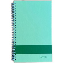 Elma Kırtasiye Pastel Serisi 13X21 Spiralli 100 Yp. Çizgili Defter