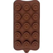 Homvira🍫 15’li Silikon Çikolata Kalıbı | Pralin & Dolgulu Çikolata Kalıbı | Esnek Yapışmaz Silikon | -40°c / +230°C Isıya Dayanıklı