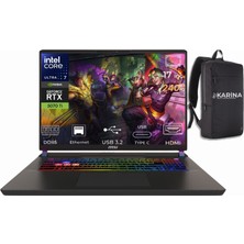 MSI Msı Vector 17 Hx Aı Ultra 7 255HX A2XWHG-086TR-K27 96GB 4tb+4tb RTX5070TI W11HOME 17" 240Hz Wqxga Gaming Laptop