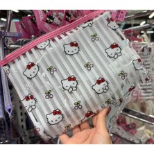 My Balli Store Sanrio Kawai Hello Kitty Şeffaf Makyaj Çantası Pouch