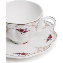 Maxx Doria Garden Collection Florin 6 Kişilik 12 Parça Kahve Fincan Takımı PA2130