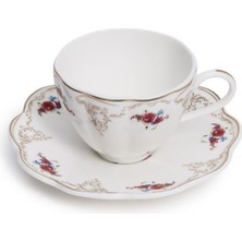 Maxx Doria Garden Collection Florin 6 Kişilik 12 Parça Kahve Fincan Takımı PA2130