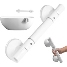 PremiumPort Şık Vantuzlu Banyo/wc Tutunma Çubuğu, Yaşlılar ve Engelliler Için