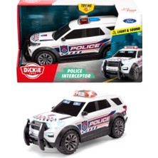 Dickie Toys Dickie Sesli ve Işıklı Ford Police Interceptor Aracı