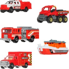 Matchbox Beşli Araba Seti Recue JJP42