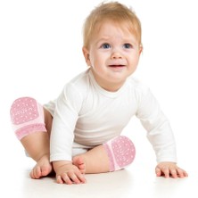 Özgürce Rahat ve Yumuşak Emekleme Dizliği, Örgü, Pembe, Bebek Konforu Için Ideal