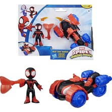 Marvel Spidey And His Amazing Friends Aksiyon Figürü ve Araç Seti Miles Morales G2460