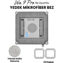 Özbience Wa9 Pro Uyumlu Mikrofiber Temizlik Bezi ve Mop Seti – 2'li Paket