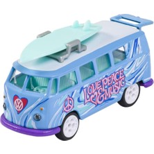 Majorette Volkswagen Deluxe Araba 1:64 Volkswagen T1 Mavi