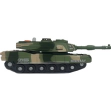 MEGA Die Cast Işıklı ve Sesli Sür Gitsin Savaş Tank Yeşil