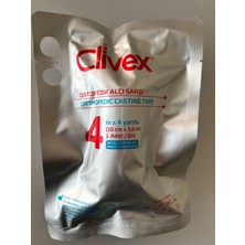 PremiumPort Ortopedik Sentetik Alçı, 4 Inç (10CM x 3,6m), Dayanıklı ve Esnek Kullanım