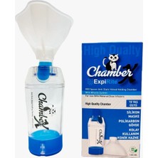 PremiumPort Çocuk ve Yetişkinler Için Maskeli Valfli Inhalasyon Chamberi, Rahat Kullanımıyla Sağlıklı Solunum