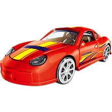 MEGA Dıy Fancy Maket Spor Arabalar Kırmızı Cabrio Araba