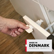 Özgürce Güvenli ve Pratik Mıknatıslı Dolap Kilidi, Bebek ve Çocuklar Için Beyaz