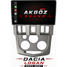 GÖZA-X Dacıa Logan 2004-2007 Multimedya Çerçevesi 9 Inç Soketleri Içinde