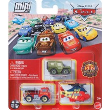 Disney Cars Cars Mini Karakter Arabalar Üçlü Paket JJW59