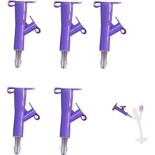 PremiumPort Y Konnektör Peg Beslenme Portu, 5 Adet, Güçlü ve Güvenilir Bağlantı