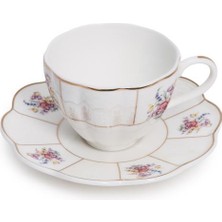 Maxx Doria Garden Collection Bruxa 6 Kişilik 12 Parça Kahve Fincan Takımı PA2131