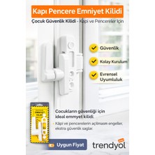 Özgürce Çocuk Güvenliği Için Kapı ve Pencere Emniyet Kilidi, Kolay Kurulum, Dayanıklı