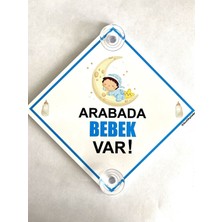 Özgürce Arabada Bebek Ikaz Levhası 15X15 Cm, Pleksi, Güvenlik ve Uyarı Dekoru