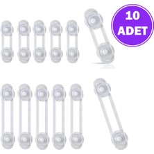 Özgürce 10 Adet Çocuk Güvenlik Çekmece ve Dolap Kilidi Seti, Pratik Koruma