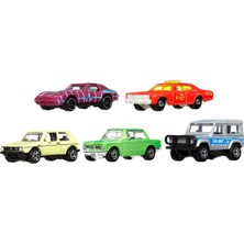 Matchbox Beşli Araba Seti Retro Iı JBX26