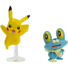 Pokemon Battle 2'li Figür Seti Pikachu ve Froakie