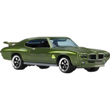 Hot Wheels Araba 70 Pontiac Gt0 Judge JKY13 Siyah - Beyaz Renkli Erkek Çocuk Oyuncak
